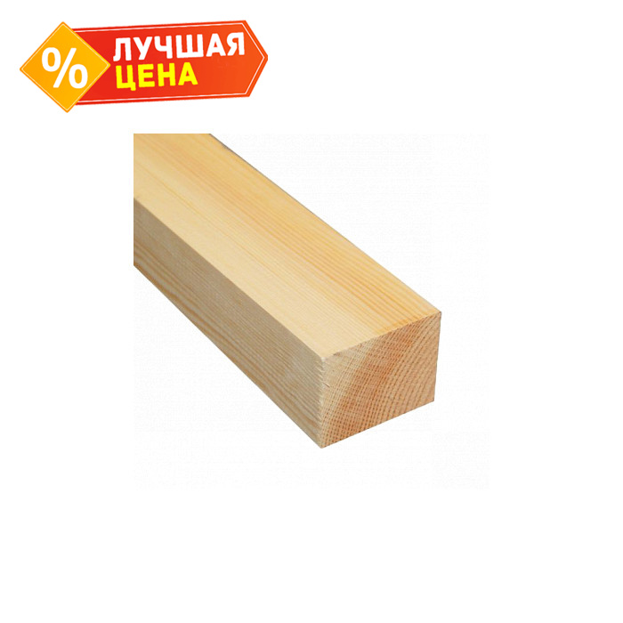 Брусок строганный сухой 20х50х3000 сорт 1