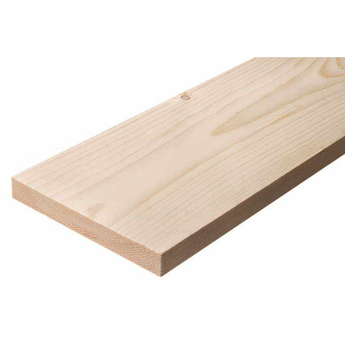 Доска сухая строганная 18х96х5000 сорт АВ